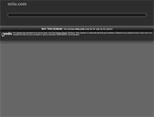 Tablet Screenshot of miiu.com